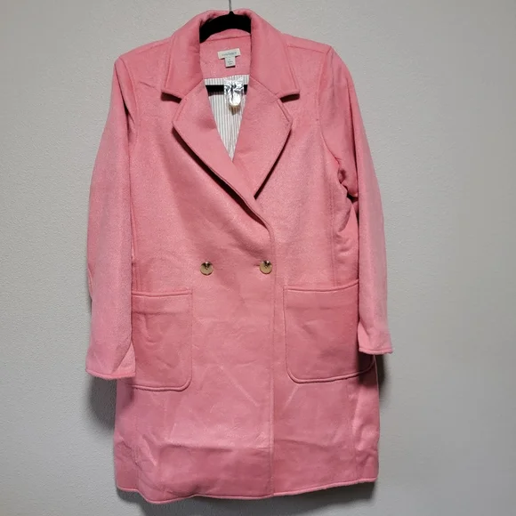 Sundance NWT Emilia Topper Wool Blend Breasted Long Blazer Jacket - Picture 4 of 9